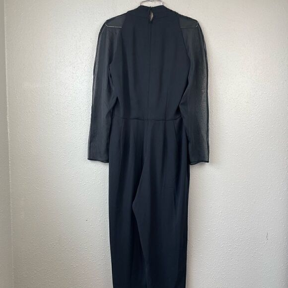 MS Chaus Black Jumpsuit Size 10 EUC - Picture 5 of 8